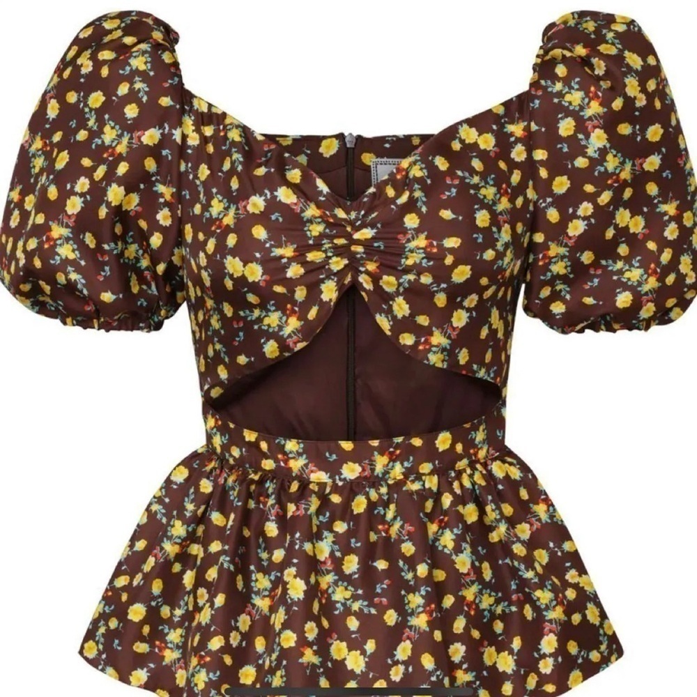 NWT Autumn Adeigbo top MSRP $465 - Picture 2 of 5